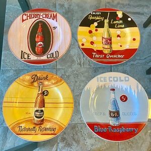 Sakura Soda Fountain Plate Set